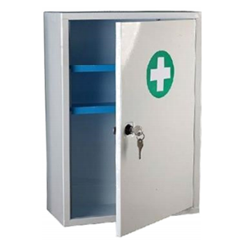 Empty Metal First Aid Box Emergency Response Group